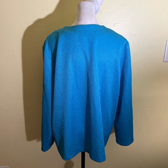 Blair Blue Cardigan Sweater for Effortless Style Size Large - Picture 2 of 4